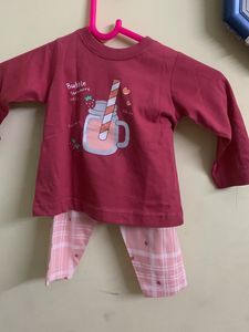 Full Sleeve Tshirt And Trouser Set For Boys (3-6 Months)