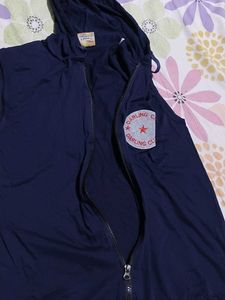 Sleeveless Hoodie Top