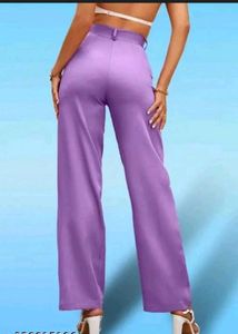 Lilac Pleated Trousers