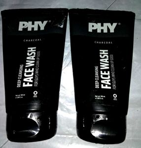 (2)PHY Charcoal Face Wash