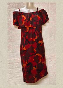 Dresses For Rs.99 Only/ Floral Orange Dress