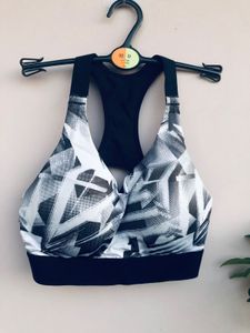 Printed Sports Bra