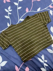 Striped Crop Top