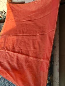 Peach Saree With Blouse (Women)