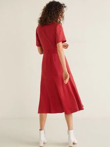 Red Mango Midi Wrap Dress