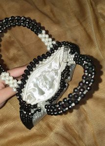 Pearl Beaded Fancy Handbag