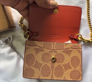 Coach Color Block Card Case