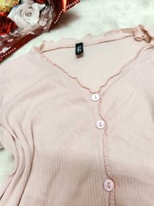 🌸Pink Button-Down Top🌸