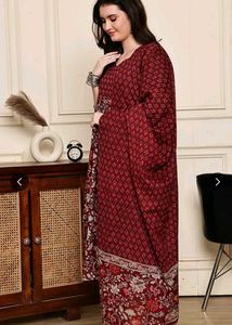 Floral Print Kurta Set