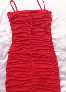 Brand New (Urbanic) Red ♥️ 🍒 Ruched Dress