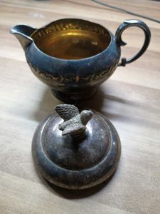 Small Vintage Silver Plated Creamer