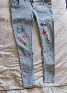 Women High Waist Skkiny Jeans