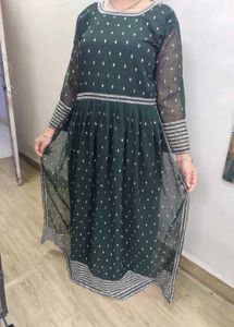 Emerald Dark Green Naira Cut Dress Suit