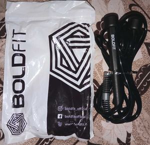 [Urgent Sell]Boldfit Black Brand New Skipping Rope