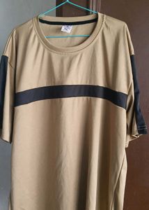 ✨Polyester Brown T-Shirt–Modern & Comfortable