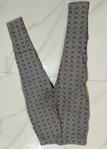 Checked Skinny Formal Grey Trousers