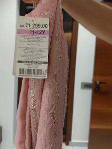 Pink Embroidered Mini-Me Kurti