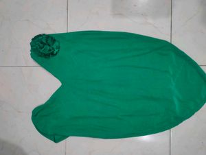 Party Wear Green Top