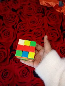 Colorful Rubik's Cube Puzzle
