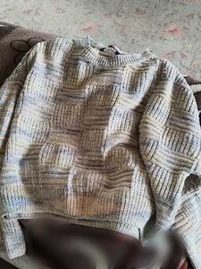 Cozy Knit Patchwork Sweater