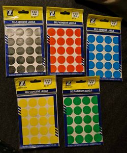 Self-Adhesive Labels, Set Of 5
