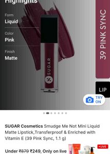 New Pink Sugar Lipstick