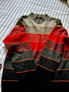 Striped Knit Sweater