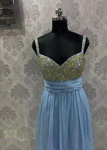 Elegant Embellished Evening Gown💎💖🦋