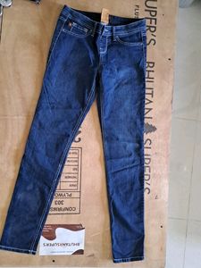 Women Blue High Waisted Jeans