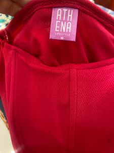 Athena Fuchsia Solid Corset Top