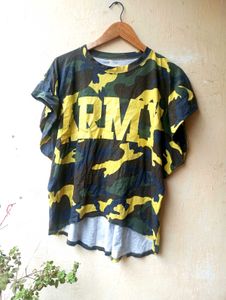 Imported ARMY Camo Print Tshirt (Women)