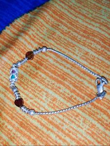PRELOVED|Pure Silver Meenakari Bracelet