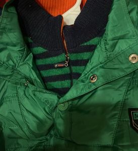 Green Pullover Jacket