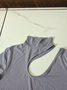 Cutout Long Sleeve Bodysuit