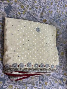 Elegant Embellished Saree