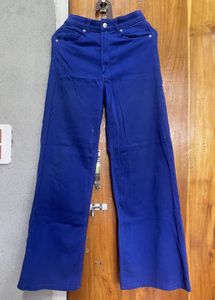 H&M Women Wide Twill Trouser