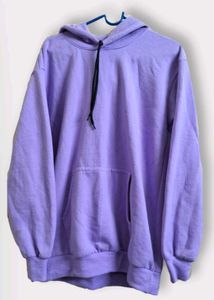 Lavender Oversized Hoodie For Girls