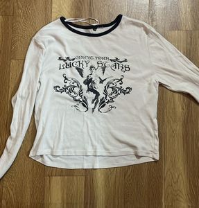 H&M Full Selves Crop Tshirt