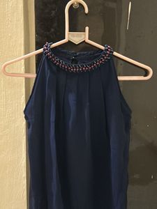 Elegant Navy Blue Top