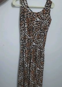 Leopard Print Jumpsuit
