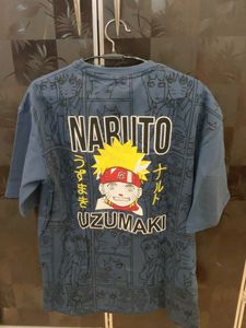 Blue Graphic Print T-Shirt