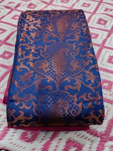 Elegant Blue &amp; Pink Saree