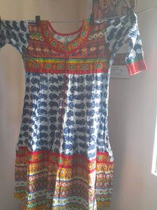 Cotton Amar kali Kurti
