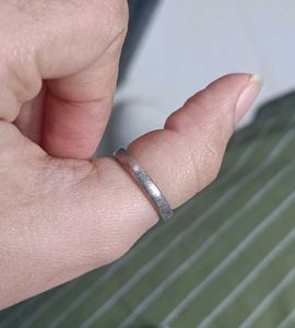 real Silver Band Ring