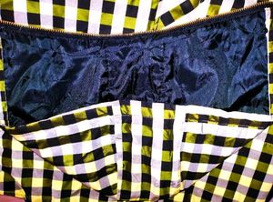 Plaid Sleeveless Jacket