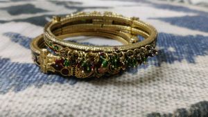 Gold-Plated Bangles (Set of 2)