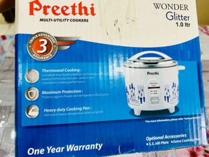 Preethi Wonder✨Glitter✨Electric Rice Cooker-1 Ltr