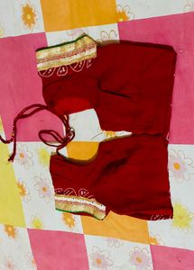 Maroon Color Bandhani Blouse