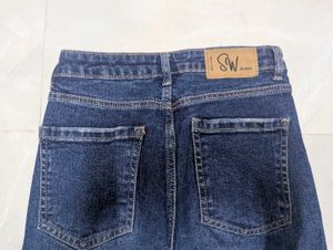Premium Midnight Blue Whisker Bootcut Jeans