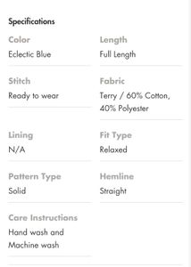 Electric Blue Littlebox Pant